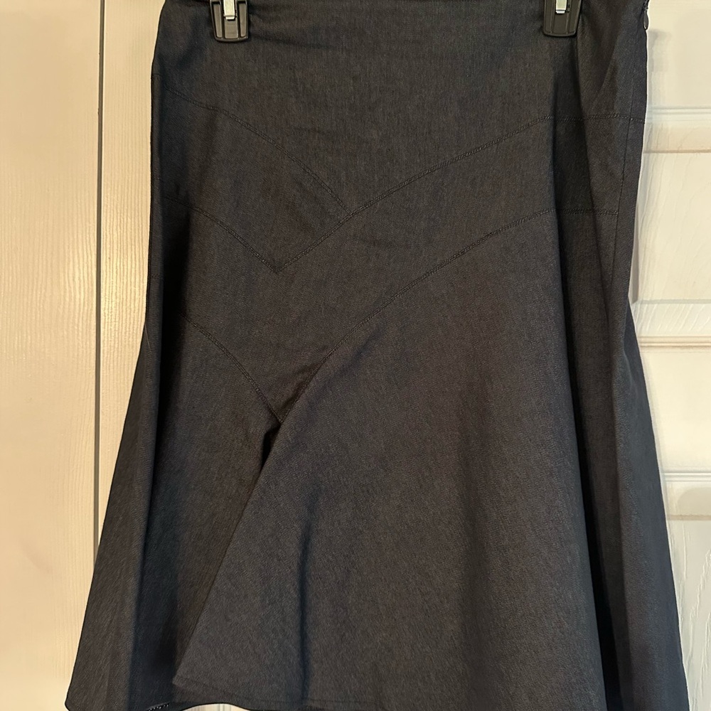 Dark Gray A-Line Skirt